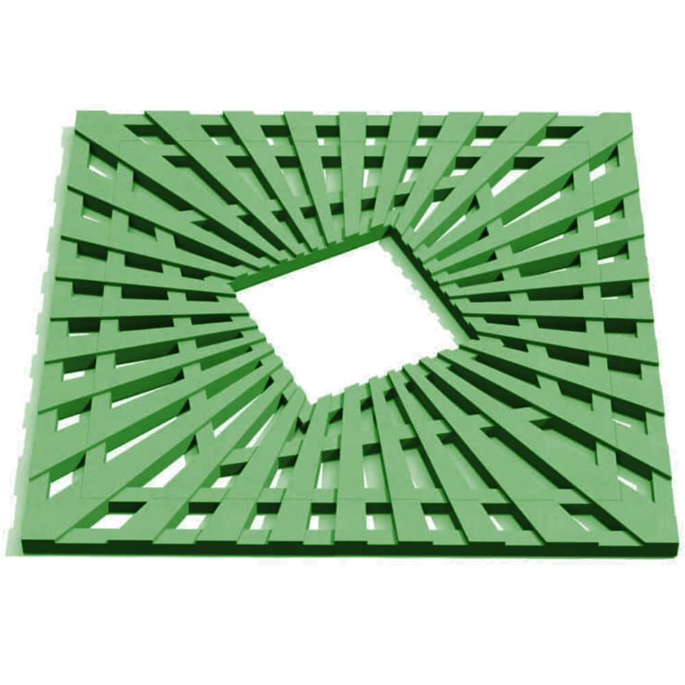 Приствольная решетка для дерева ZKING ATMOSPHERE 1.2х1.2м Зеленая Оренбург фото