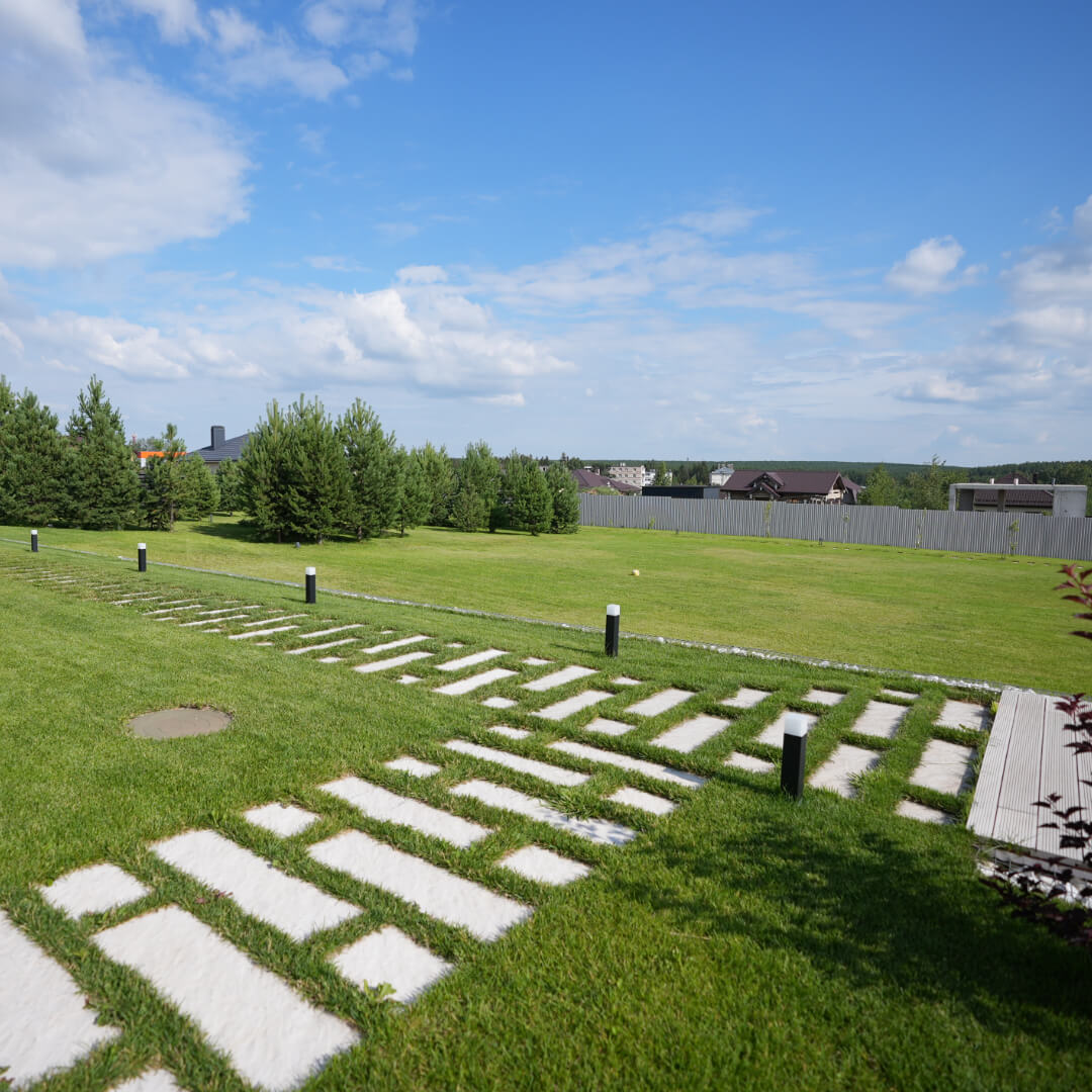 Шаговая плита STONE Светлая Галька 990х330х55мм в Оренбурге фото