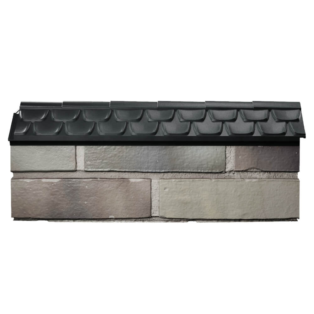 Парапет Zking Эльбрус Черный с посадкой на 0.5 кирпича (130мм) в Оренбурге фото