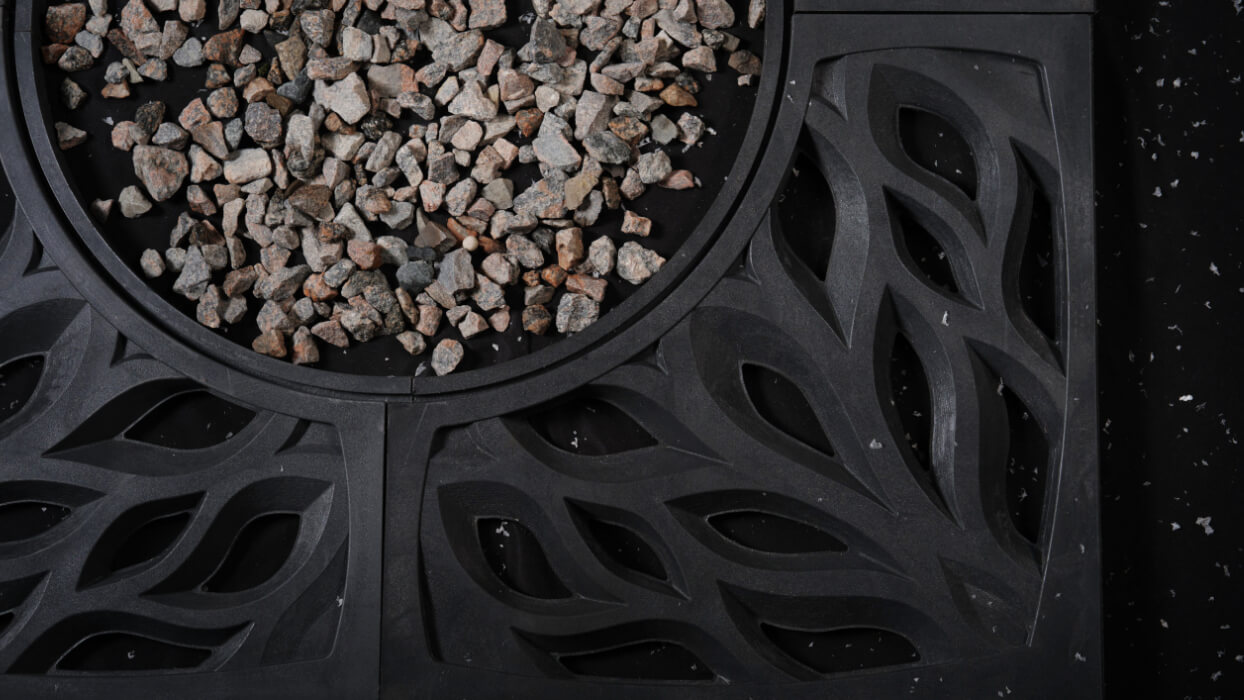 Приствольная решетка для дерева ZKING CRUST 1.2х1.2м Черная в Оренбурге фото